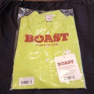 Boast womens bright green polo tennis shirt